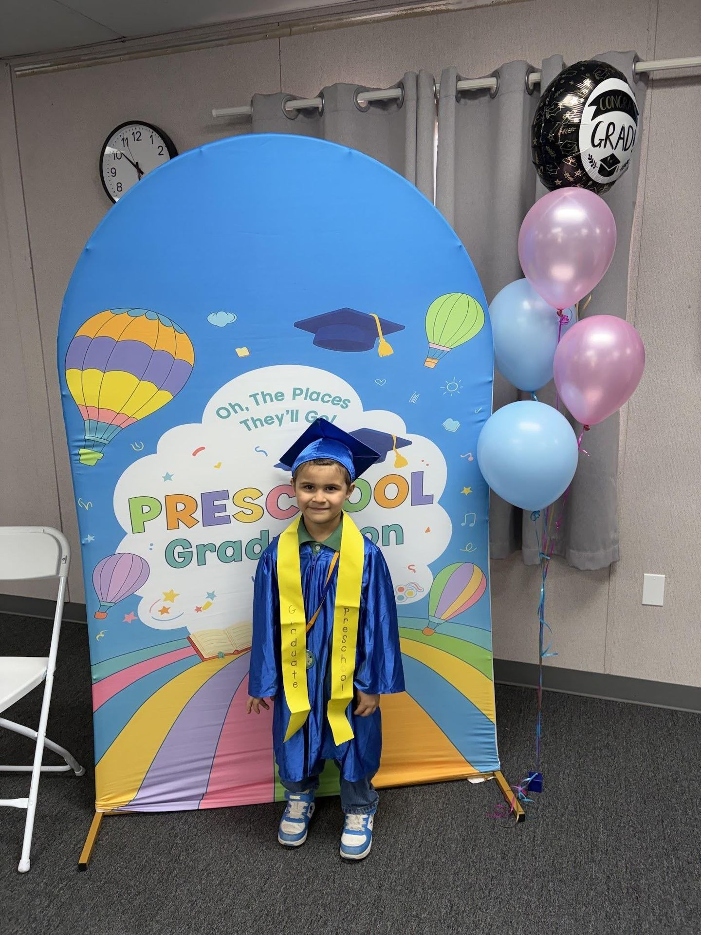 Young graduate celebrating